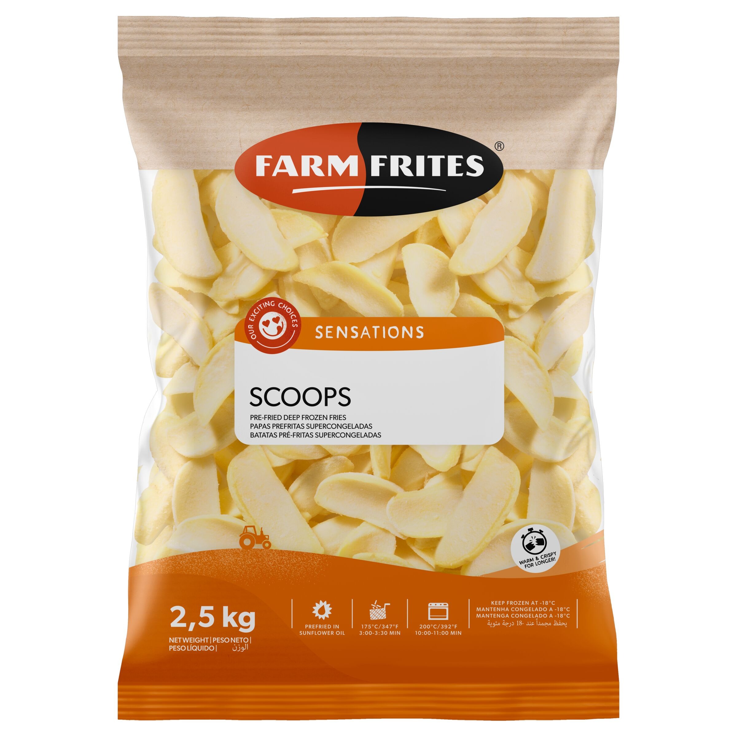 Farm Frites — Scoops / Картофельные дольки в форме лодочек