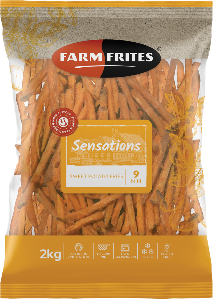 Farm Frites — Sweet Potato fries 9mm / Сладкий картофель БАТАТ 9мм