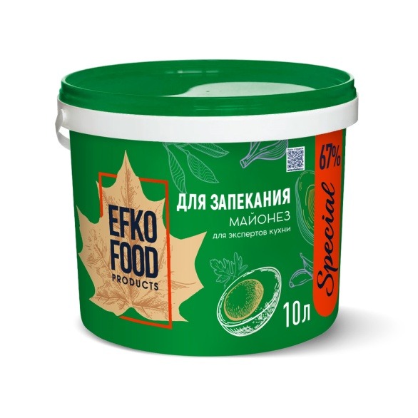 Эфко — Майонез EFKO FOOD Special для запекания 10л 67%