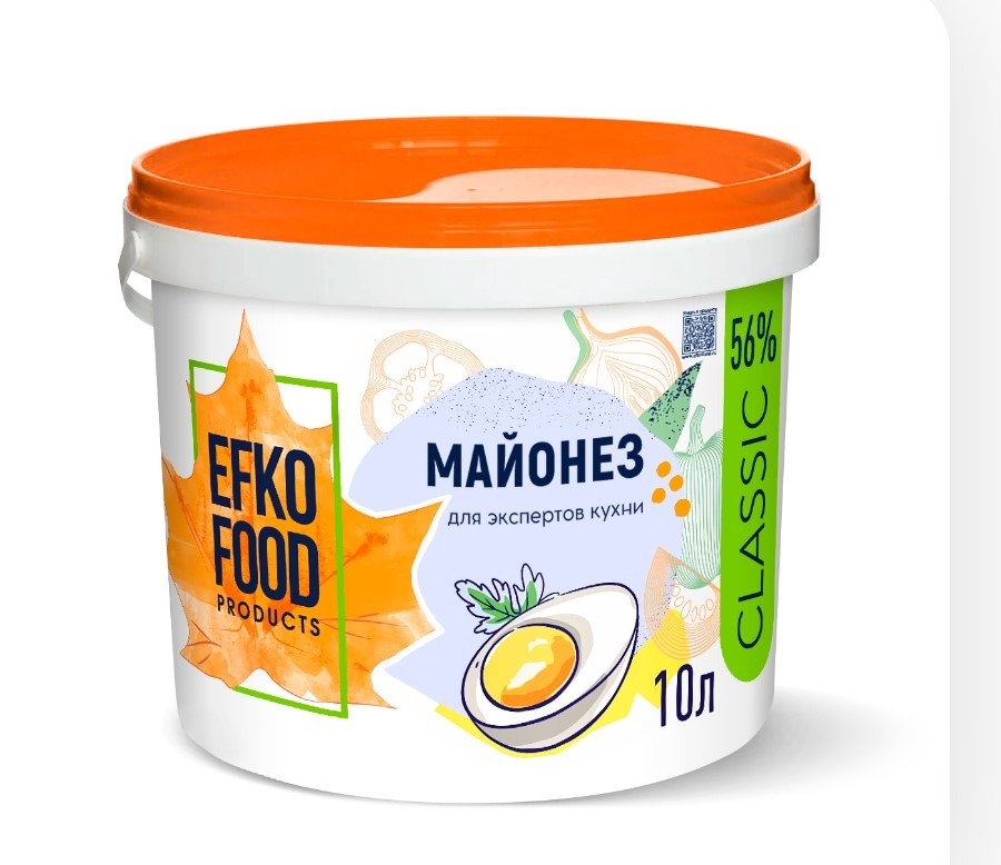 Эфко — Майонез EFKO FOOD classic 10л 56%