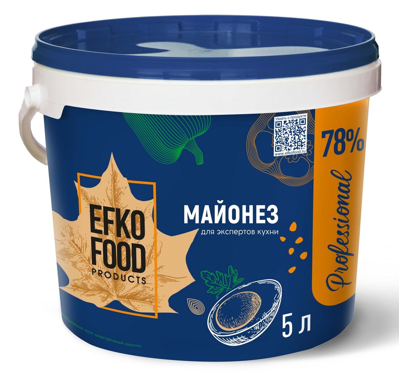 Эфко — Майонез EFKO FOOD Professional 78% 5л